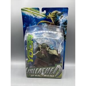 Yoda Star Wars Unleashed Hasbro Action Figure (2003) Sealed